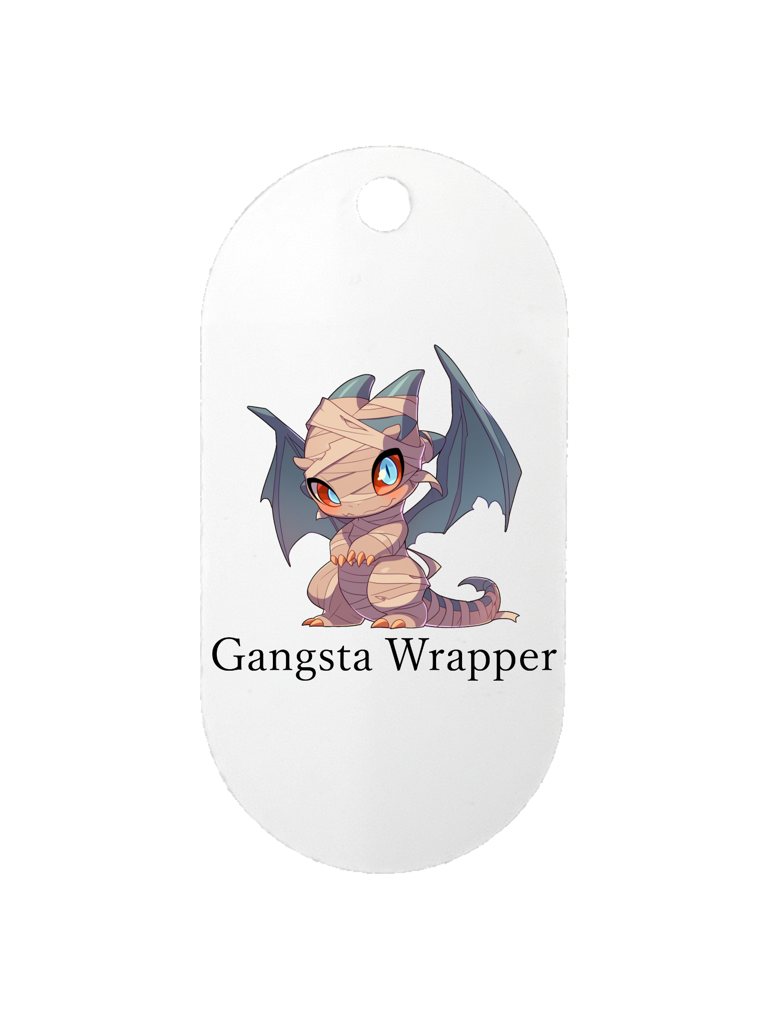 Gangsta Wrapper - Dog Tag