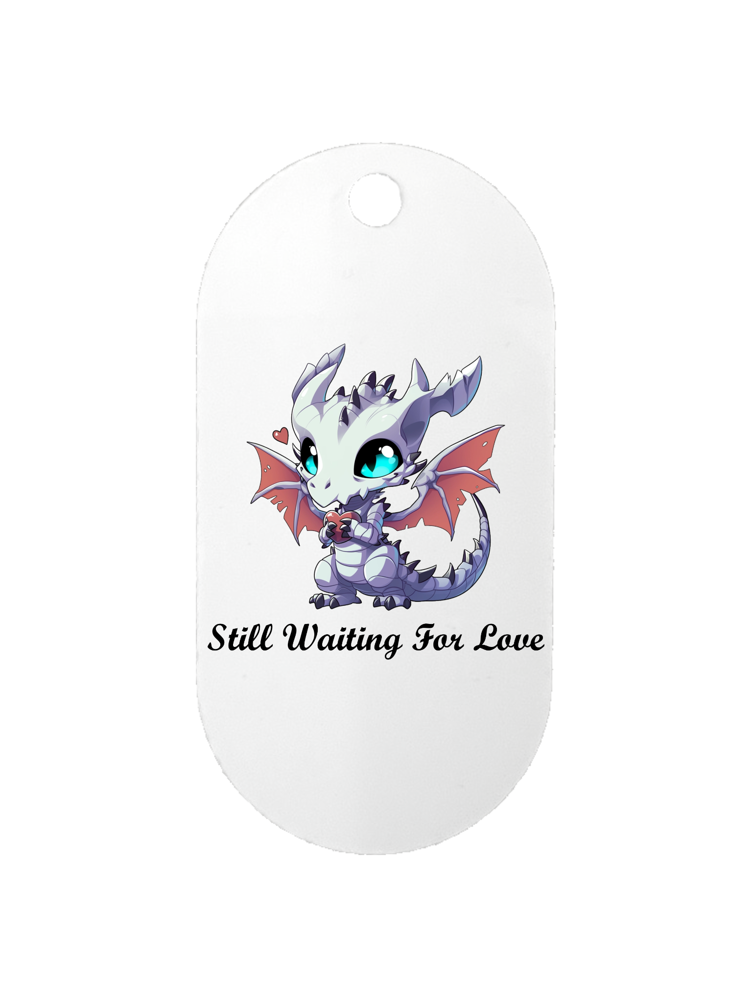 Still Waiting For Love - Dog Tag
