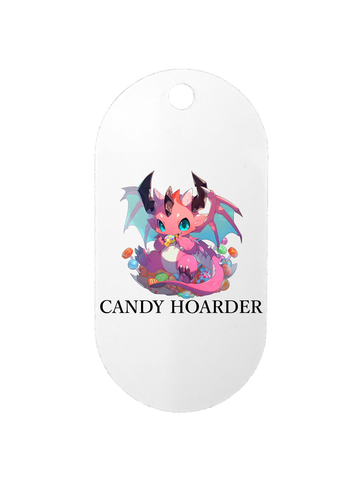 Candy Hoarder - Dog Tag