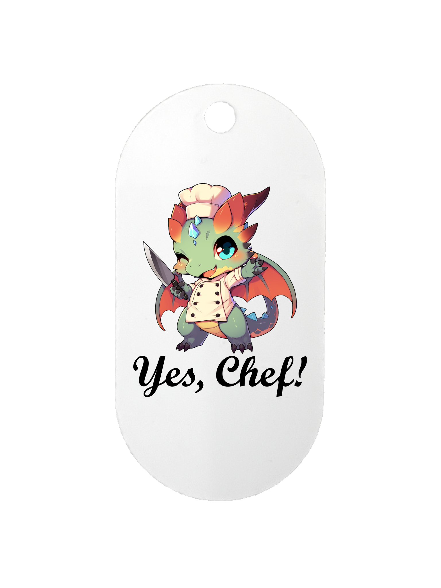 Yes, Chef! - Dog Tag